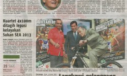 Berita Harian – 5 September 2013 – Langkawi gelanggang Maraton MTB Dunia Berita Harian – 5 September 2013 – Langkawi gelanggang Maraton MTB Dunia