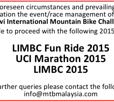 LIMBC 2015 CANCELLATION
